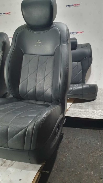 Сидіння задні шкіряний чорний салон Infinity QX70, гарний стан