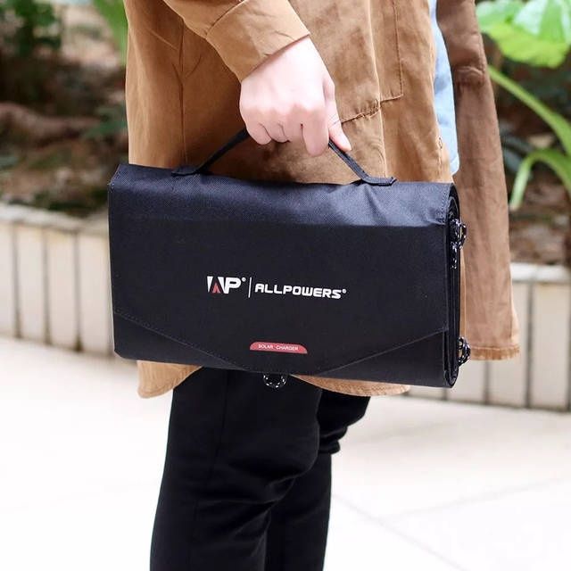 Allpowers 100w портативная солнечная панель сонячна панель портативна