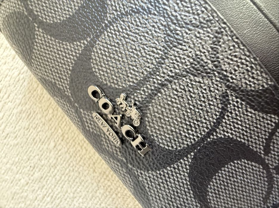 Coach Porta Cartões Cinza