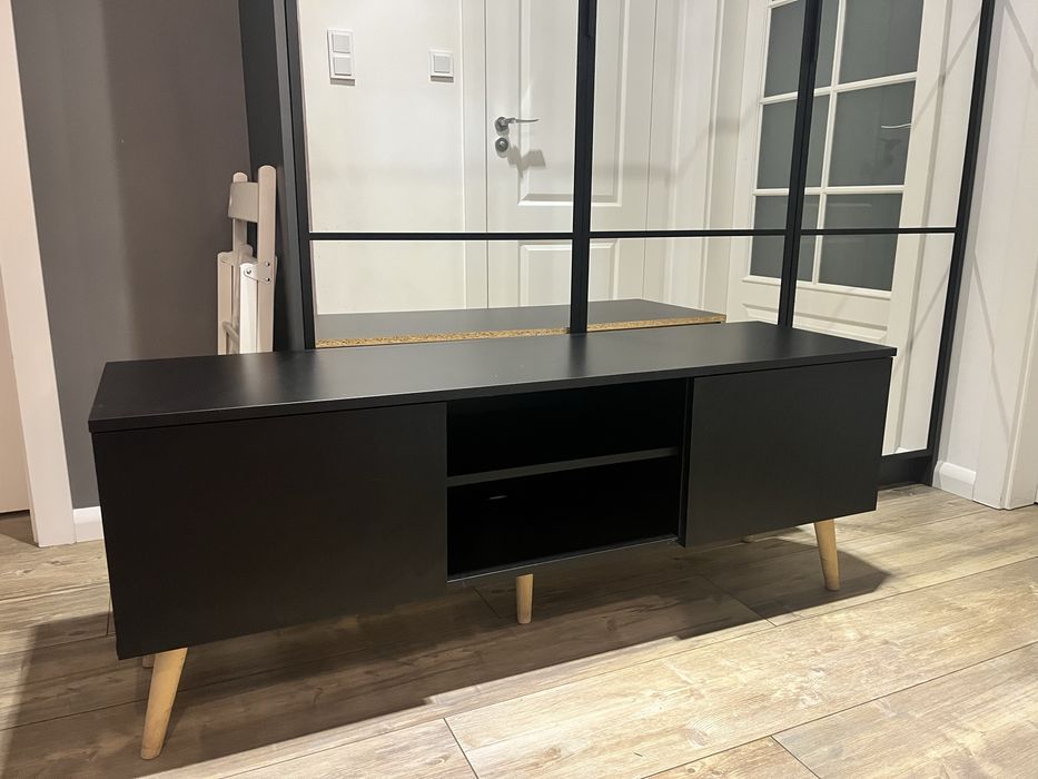 Szafka rtv, pod telewizor czarna