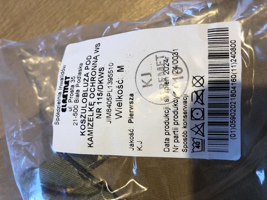 Combatshirt koszulo bluza pod kamizelke 115/DKWS Elremet roz M nowa