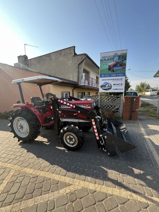 Traktor Shibaura S330 km z ładowaczem łyzka otwierana