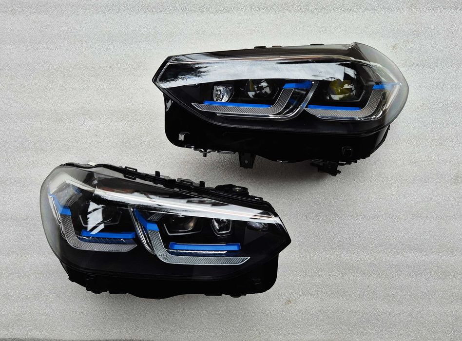 Передні фари BMW X3 X4 G01 G02 17-21 фары оптика Full Led LCI Laser