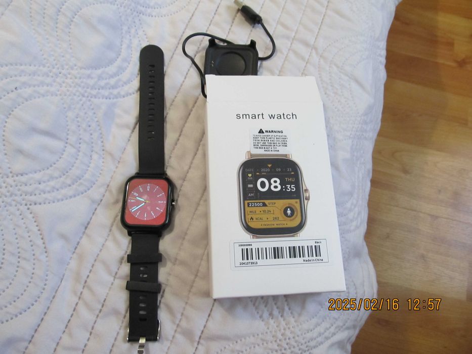 Наручные смарт часы Black