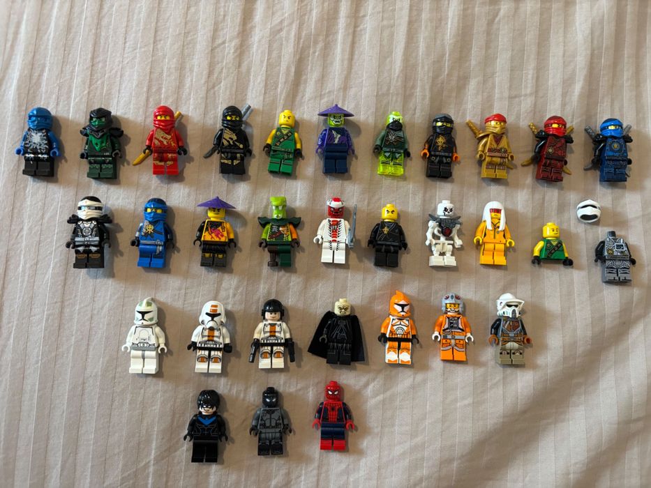Rzadkie minifigurki lego ninjago star wars marvel dc rare