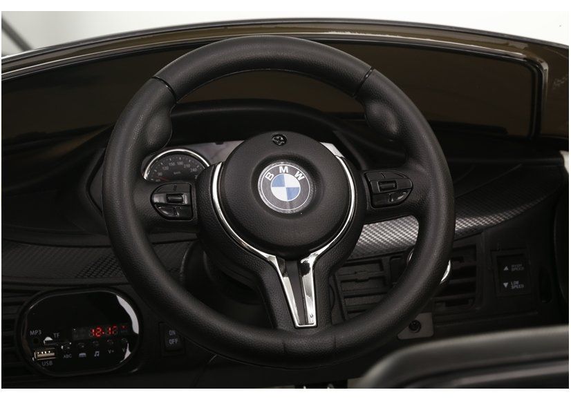Auto Na Akumulator Bmw X6 Czarne Skóra, Eva