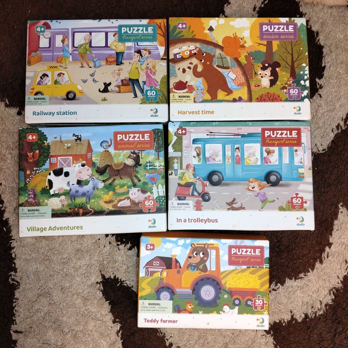 Набір пазлів Puzzle 5 штук
