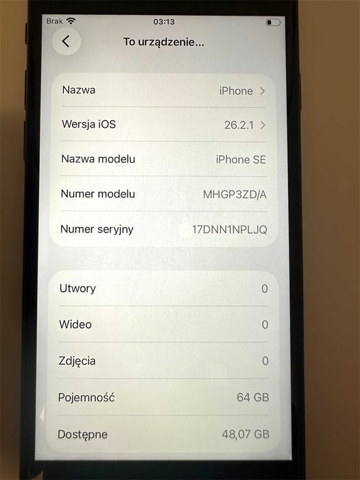 IPHONE SE 2020 64GB Jak nowy, gwarancja, 100% bateria
