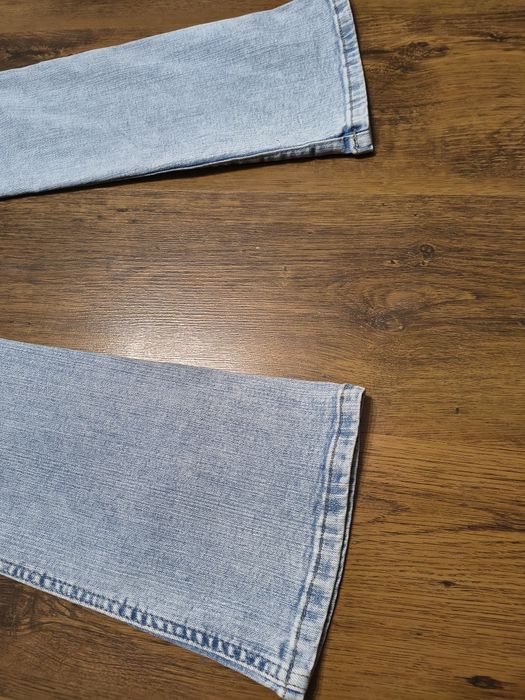 Spodnie jeansowe,dzwony,prawie nie noszone H&M 152cm