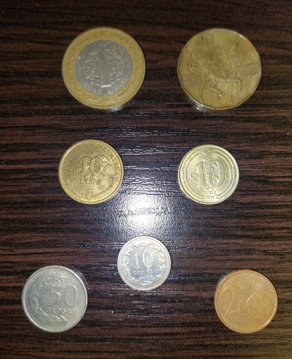 Монеты одним лотом 7 шт.