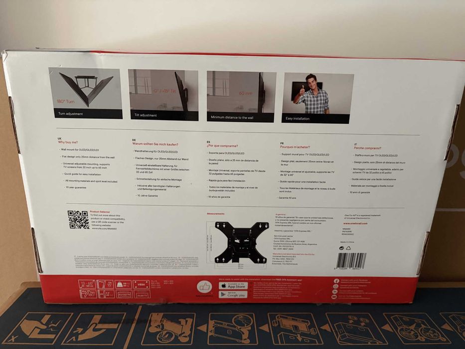 Stand TV Universal One For All 13-65 Polegadas com Turn e Tilt