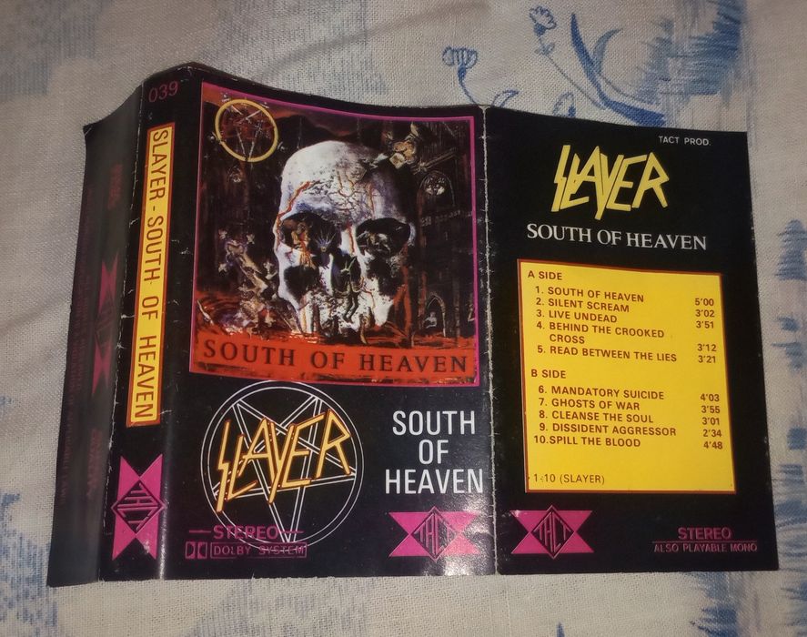 Kaseta Slayer - South of Heaven
