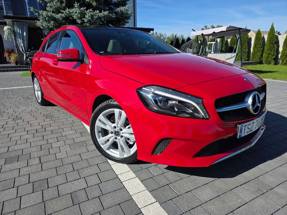 Mercedes-Benz Klasa A 2.2CDI automat 4Matic Panorama Czerwony + białe wnętrze piękna sztuka