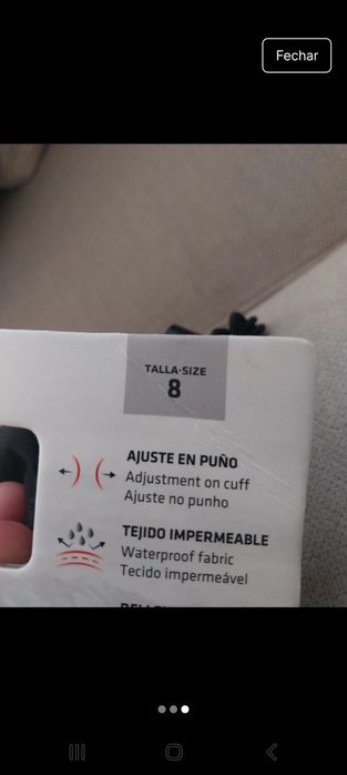 Luvas de neve com etiqueta ( mountain Pro)