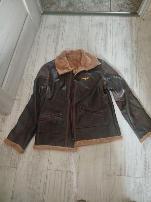 Kurtka pilotka brązowa
