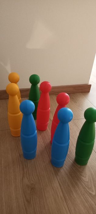Kręgle plastikowe 8 szt.