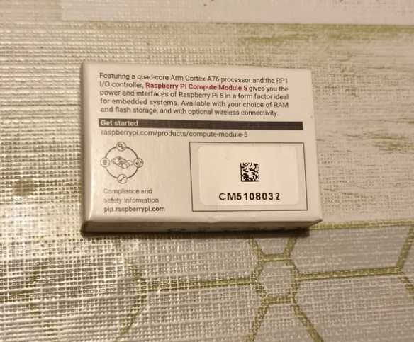 Raspberry Pi Compute Module 5 Wireless 8GB RAM 32GB eMMC