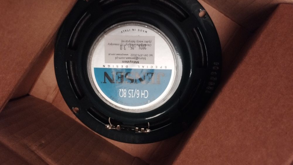 Głośnik Jensen 6 cali 8 ohm