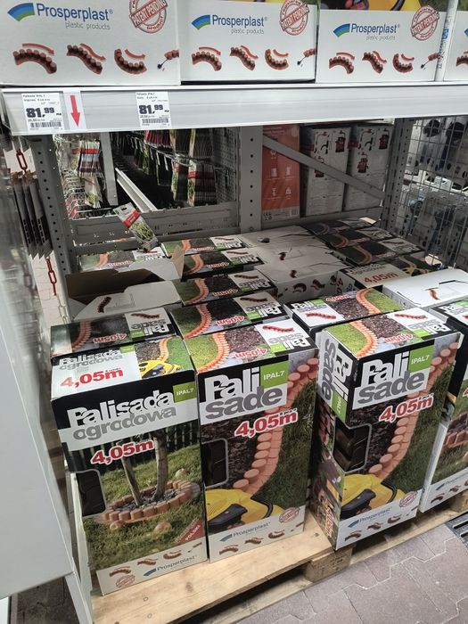 Palisada ogrodowa 2,7m nowa