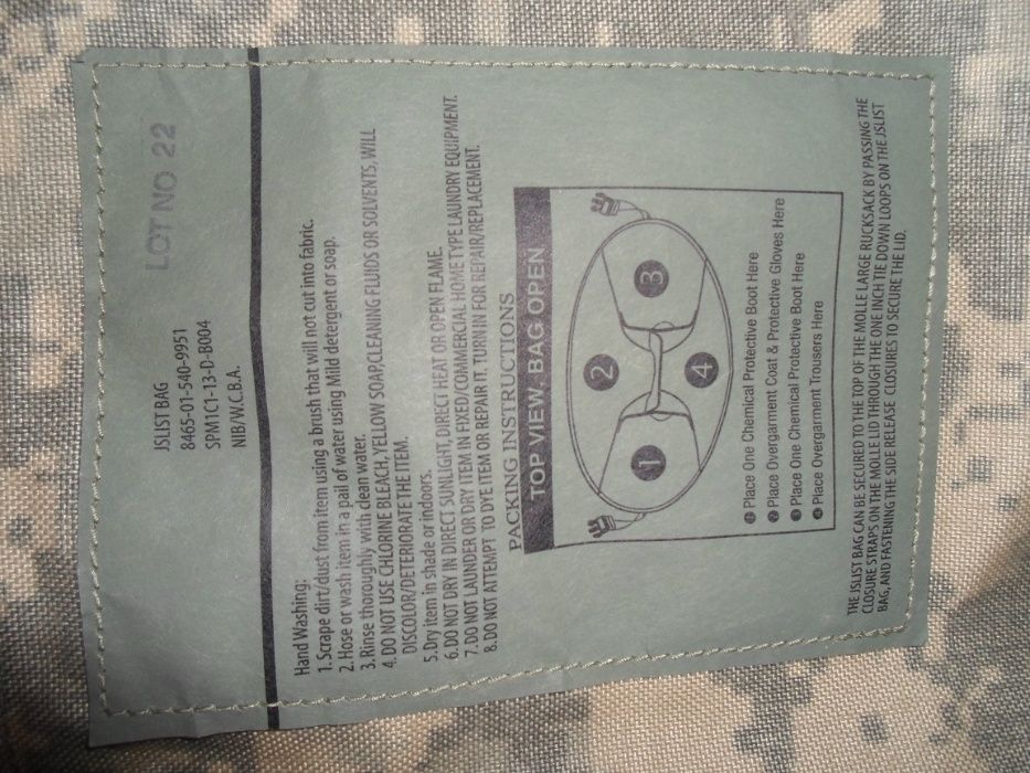 Plecak / Torba US Army JSLIST Bag UCP camo