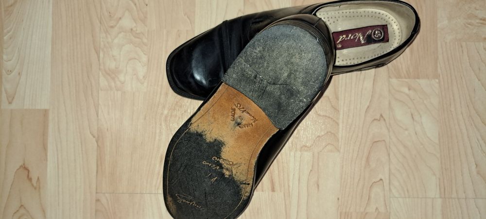 Męskie półbuty ze skóry - 45