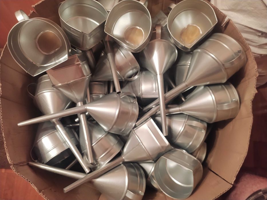 Лійка з сіточкою, металева лійка, лійка для палива , лійка для бензину