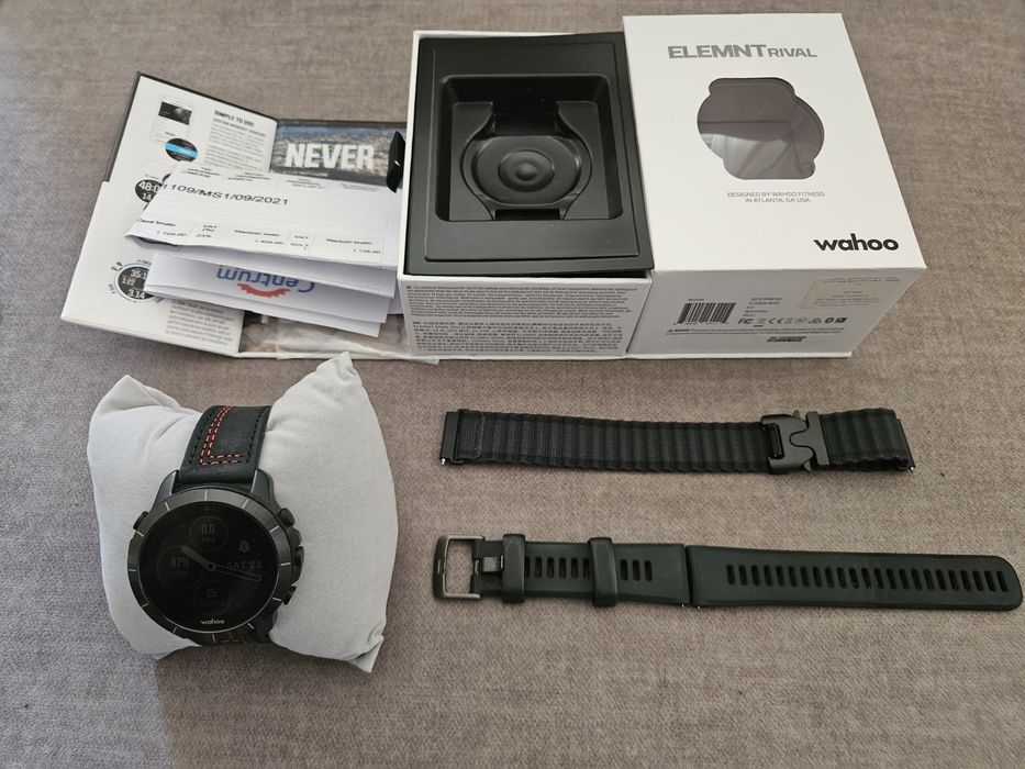 Wahoo Elemnt Rival zegarek sportowy. plus gratisowe paski.