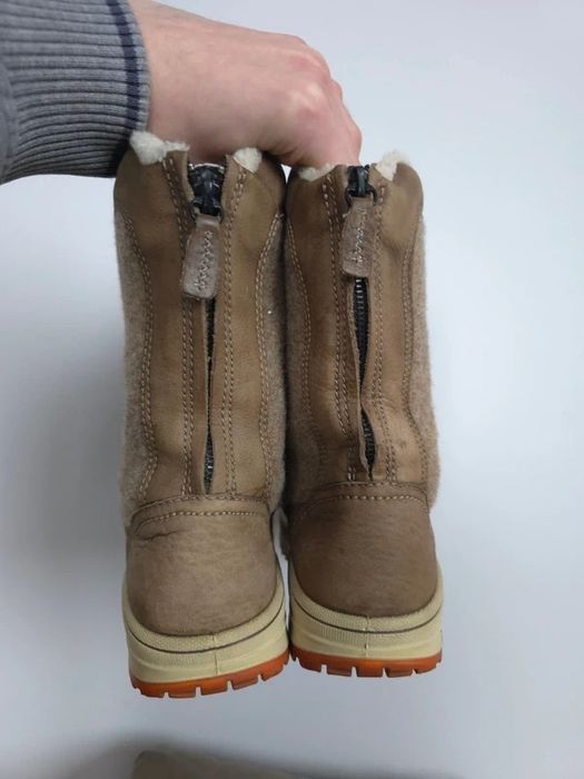 Ecco buty ocieplane zimowe za kostkę rozm. 36 skórzane śniegowce