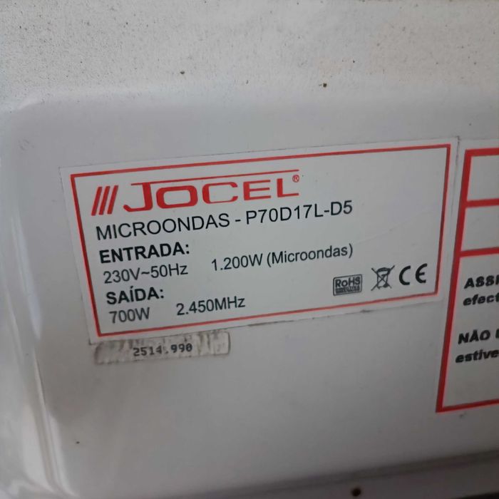 Microondas Jocel (avariado)