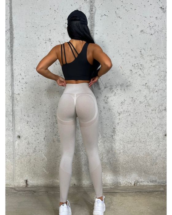 Sportowe legginsy modelujące pośladki push up