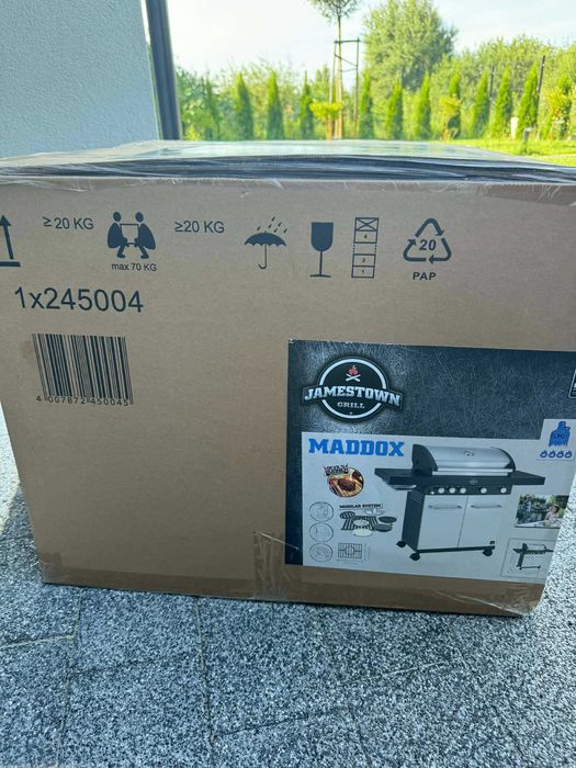Grill Gazowy Maddex 3+1-palnikowy 13,5 kW Jamestown