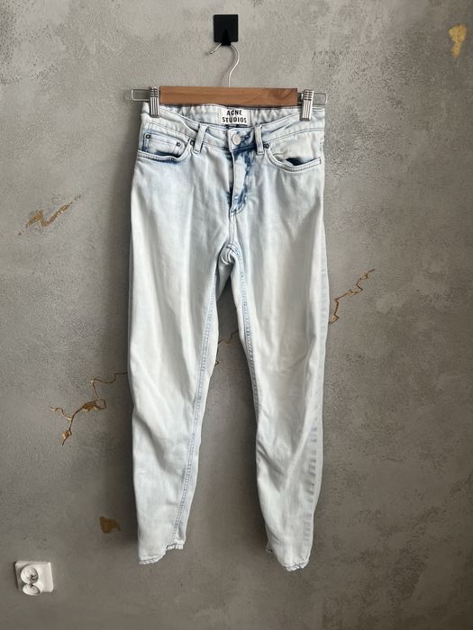 Jeansy spodnie dżinsy efekt sprania Acne Studios XS