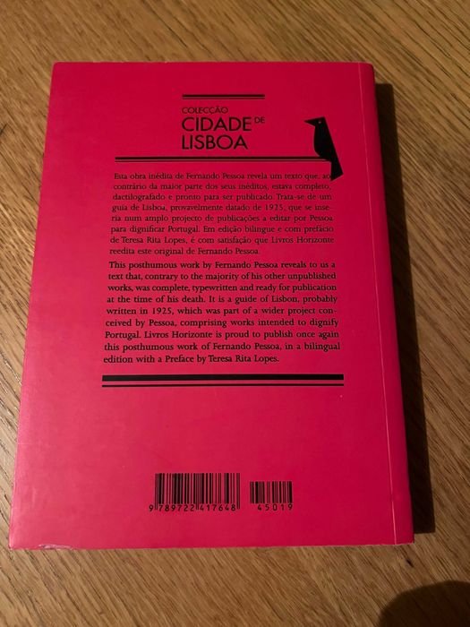 FERNANDO PESSOA    Lisboa   O que o turista deve ver   bilingue