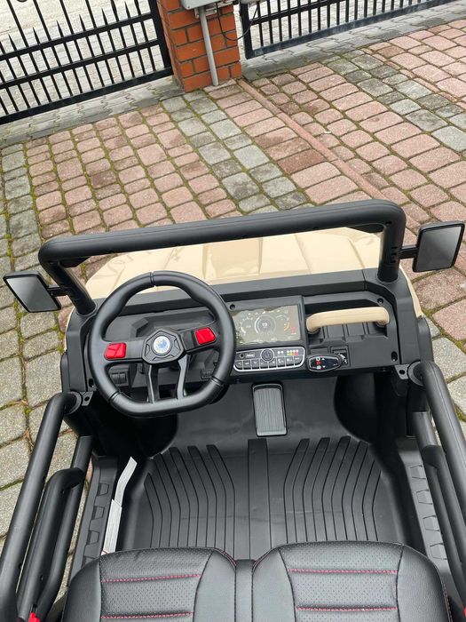 Dwuosobowe Auto na akumulator Ciężarówka Wywrotka 4×4 Pilot Samochód