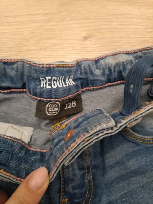 Paczka zestaw spodni dla dziewczynki roz. 128