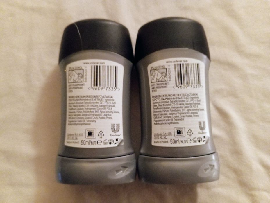 Rexona Men Dezodorant w sztyfcie Invisible On Black White Clothes 50 ml. 2 szt.