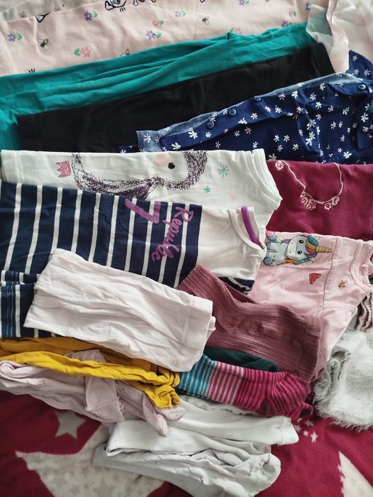 Duża paka ubranek dla dziewczynki 86/92