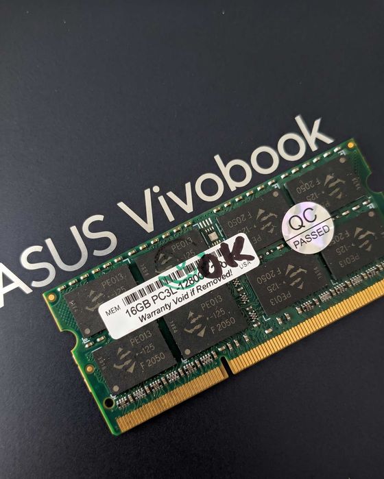 Максимальний об'єм! Унікальна пам'ять 16 ГБ DDR3L 1600 MHz 1.35V PC3L-12800 SODIMM однією планкою