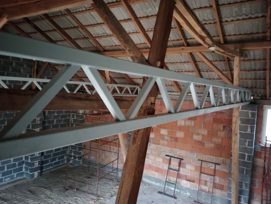 Kratownice, bindry, hala, wiata,konstrukcje dachowe, stalowe