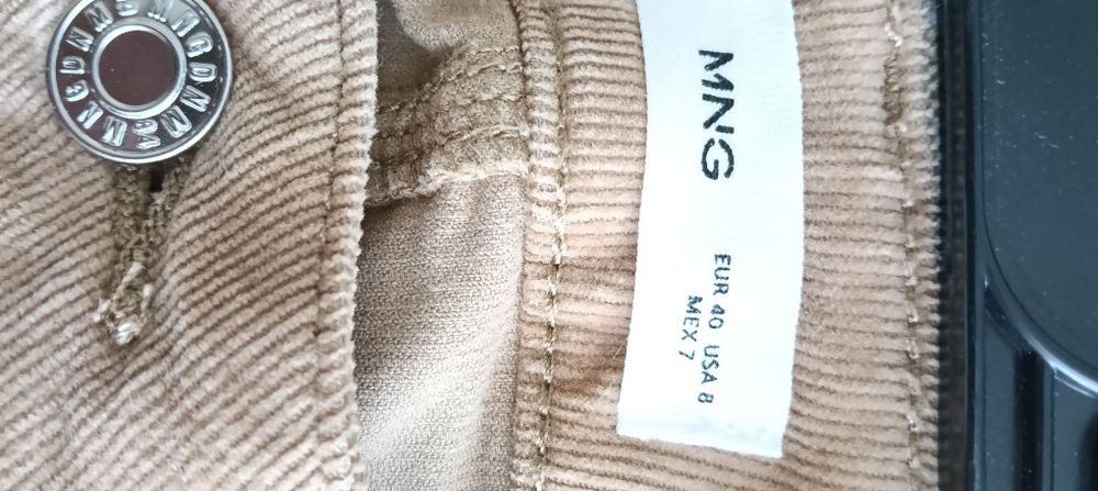 Брюки Mango вельвет