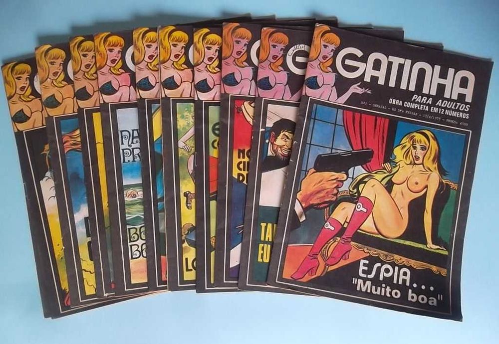 "GATINHA" (Pussycat) Nº 2 a 12 - Arte de Jim Mooney Ed. Portugal Press