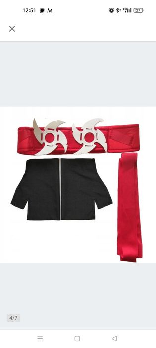 Kostium ninja Cogio czarny superbohater r. 122-128