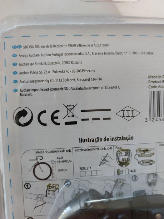 Conta kms para bicicleta novo