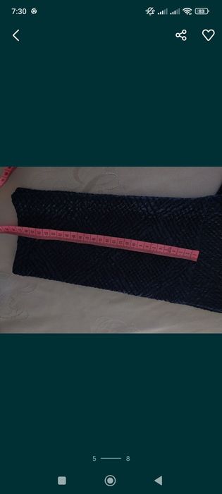 Sukienka 3/4 rękaw granatowa 46