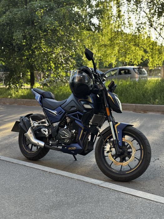 Мотоцикл shineray nitrox 300 синій з щойнопройденою обкаткою!