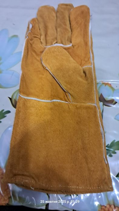 Краги зварювальні шкіряні