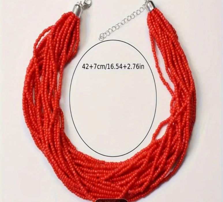 Продам намисто,червоні буси, червоне намисто