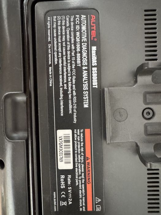 Професійний автосканер Autel MaxiDAS DS808BT (Bluetooth)