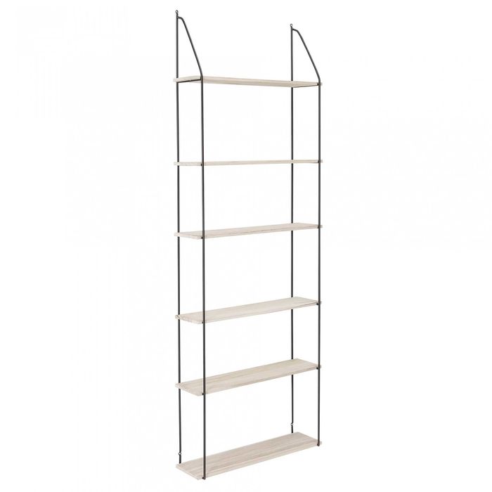Estante de parede madeira/metal 65x177 – Bloomingville, nova na caixa