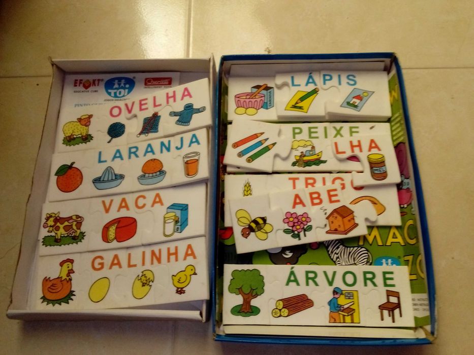 puzzles e bonecos para crianças